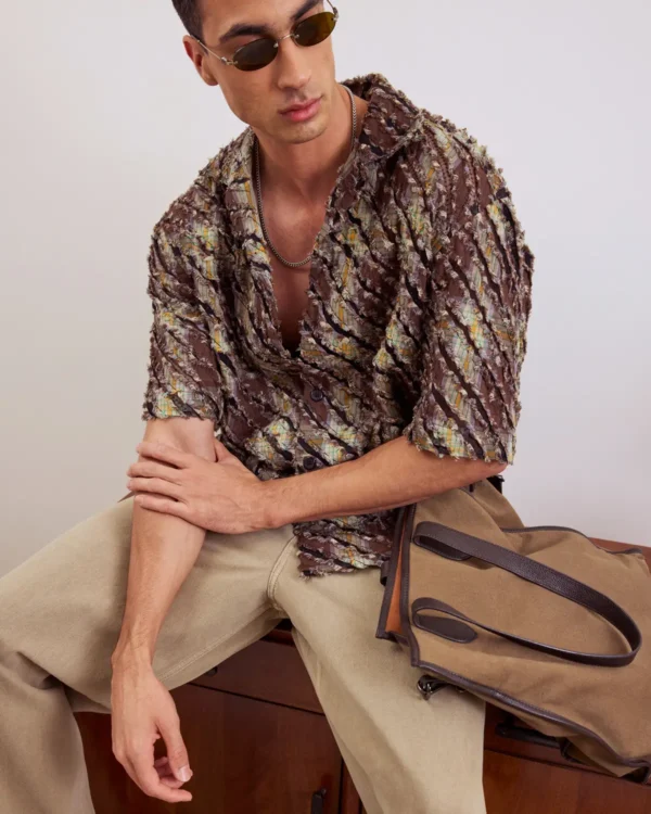 Patchwork Plaid Shirt